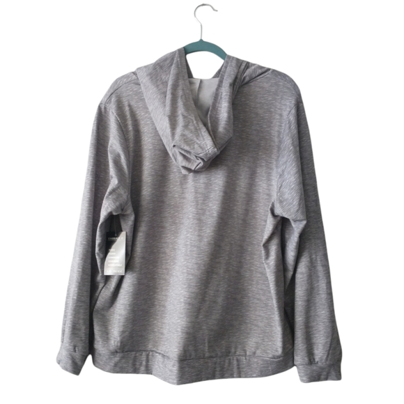 LA+Image Graphic Hooded Sweatshirt 2X Gray - Picture 2 of 12